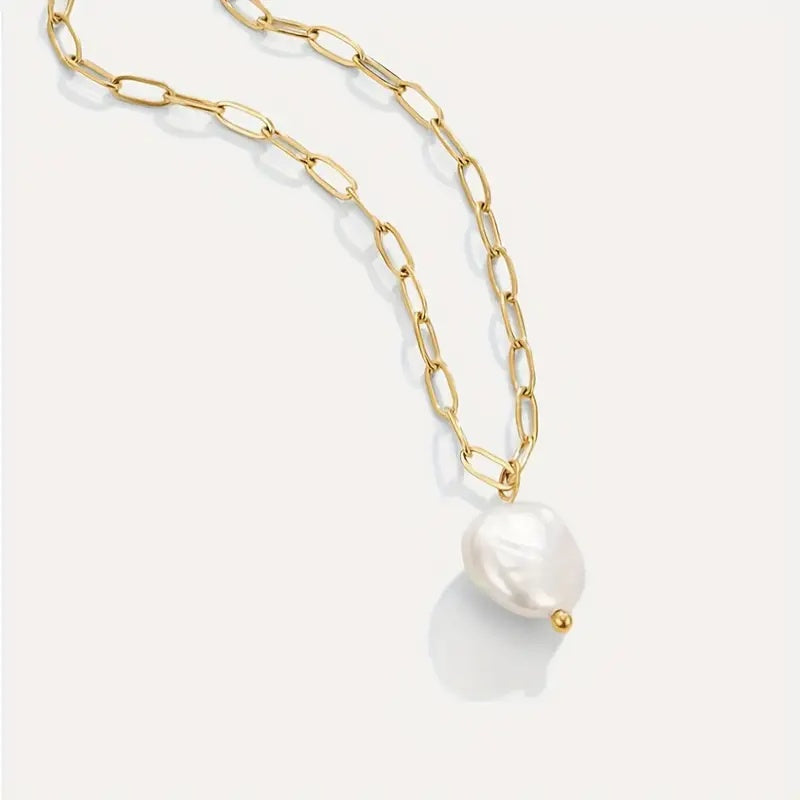 Goldene Barock-Perlenkette
