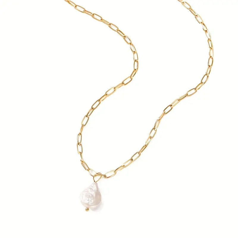 Goldene Barock-Perlenkette